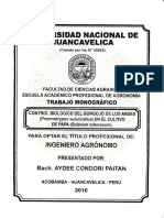 Control Biologico de Gorgojo de La Papa PDF