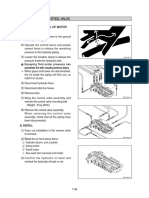 Group 4 Main Control Valve Group 4 Main Control Valve: 1. Removal and Install of Motor