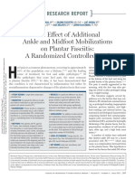 The Effect of Additional Ankle and Midfoot Mobilizations On Plantar Fasciitis: A Randomized Controlled Trial