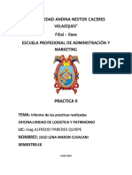 Informee de Uancv de Practica