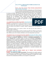 Jurisprudencia Actual y Relevante Sobre El Delito de Peculado LEGIS - PE