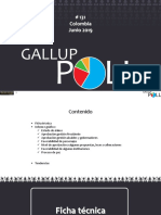 Resultados de La Última Encuesta Gallup Poll