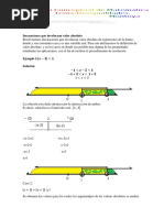 Ecuaciones e Inecuaciones Con Valor Absoluto