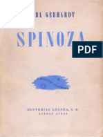 Spinoza de Carl Gebhardt