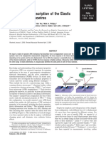 A Generalized Description of The Elastic Properties of Nanowires