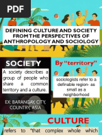 3.defining Culture and Society From The Perspectives of