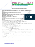 10th Electricity Study Notes For Chapter - 12 Ncert PDF