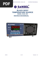 Black Body Temperature Source Bcal 502-V1