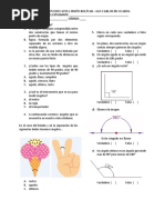 Evaluacion de Matematicas 2