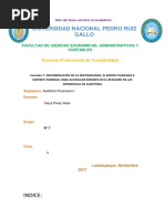 Formato 7 - Determinación Pro. Adan - La Materialidad, El Error Tolerable e Importe Nominal para Acumular Errores en El Resumen de Las Diferencias de Auditoria