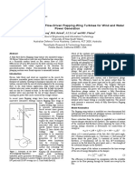 Numerical Simulation of Flow-Driven Flapping-Wing Turbines For Wind and Water Power Generation