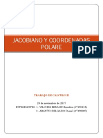 Jacobiano y Coordenadas Polares D