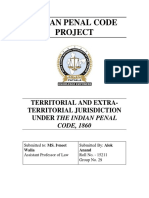 Territorial and Extra Territorial Jurisdiction IPC PDF