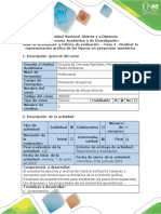 Guía de Actividades y Rúbrica de Evaluación - Fase 4 - Realizar La Representación Gráfica de Las Figuras en Proyección Isométrica