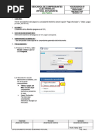 Descarga de Comprobantes Electrónicos (Infosil Estudiante) : IB-VAD-003 Instructivo