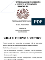 Final PPT Major Thermoacoustic Refrigeration