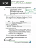 0987 - Division Memorandum No. 14, S. 2019