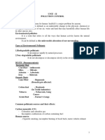 EVS - Unit 3 - Environmental Pollution