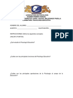 Examen - Primer Parcial - Psicologia Educativa - Hartmann