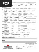 I. Preoperative Assessment 1. Physical: Philippine Heart Center Perioperative Nursing Record