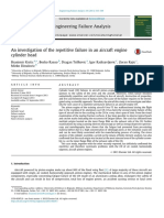 An Investigation of The Repetitive Failure in An Aircraft Engine