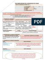 Propuesta de Sesion de Aprendizaje 2019