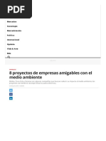 Ejemplo de Empresas Amigables Con El Medio Ambiente