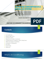 Water Consumption in Central AC System