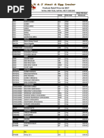 Price List R & J Meat Products - WS