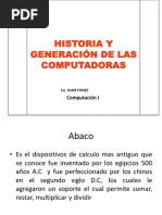 Historia de La Computadora