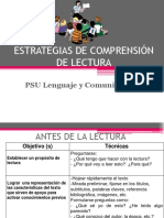 Estrategias de Comprensión Lectora