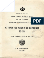 Gabriel Garcia Galan - El Tabaco y Su Accion en La Independencia de Cuba