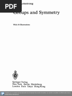 Groups and Symmetry (M. A. Armstrong) PDF