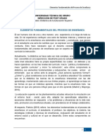 Tema 6 Elementos Fundamentales Del Proceso de Enseñanza Definitvo