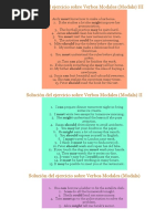 Solución Del Ejercicio Sobre Verbos Modales