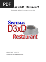 Manual d3xd Restaurant