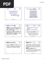 Estadistica Industrial 1 PRUEBA DE HIPOTESIS PDF