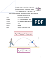 Informe de Conservación de Energía Una-Puno