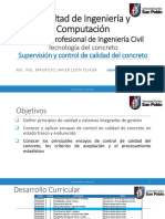 Supervisión y Control de Calidad Del Concreto