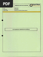 Equipment Calibration & Certificate