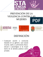 Prevención de La Violencia Contra Las Mujeres