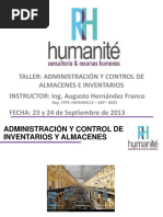 Curso Admon y Control de Inventarios