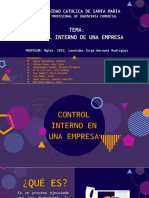 Control Interno de Una Empresa