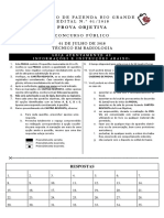 Gabarito Tecnico em Radiologia PDF