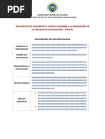 Declaración de Confidencialidad