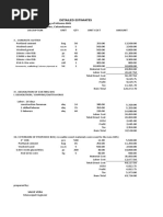 Estimate For Change Oder Hitoma