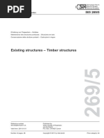 Existing Structures - Timber Structures: SIA 269/5:2011 Construction