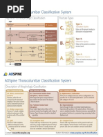 AOSpine Thoracolumbar Classification System - Pocket Card PDF