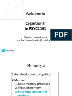 PSYC1101-Cognition-2 - 2019 SLsky 4 Pre-Lecture Posting