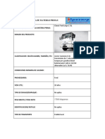 Ficha Tecnica de Ford Cargo 1721